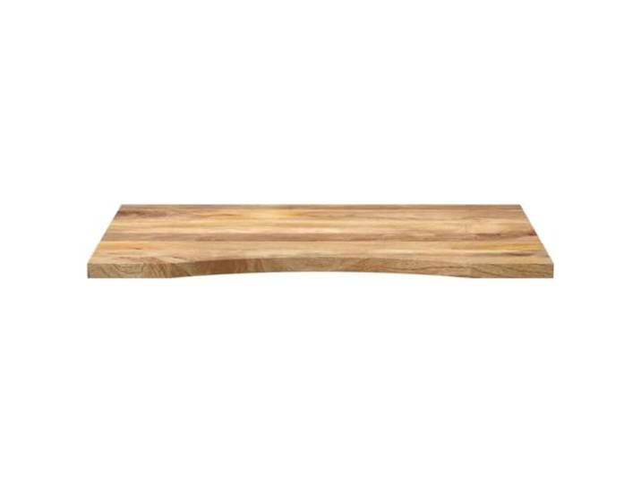 KTHLBRH Tischplatte 90 x 60 x 2,5 cm Massivholz Mangoholz Rustikal, leicht zu reinigende Oberfläche, für Büro oder Mittagessen, nur Etage