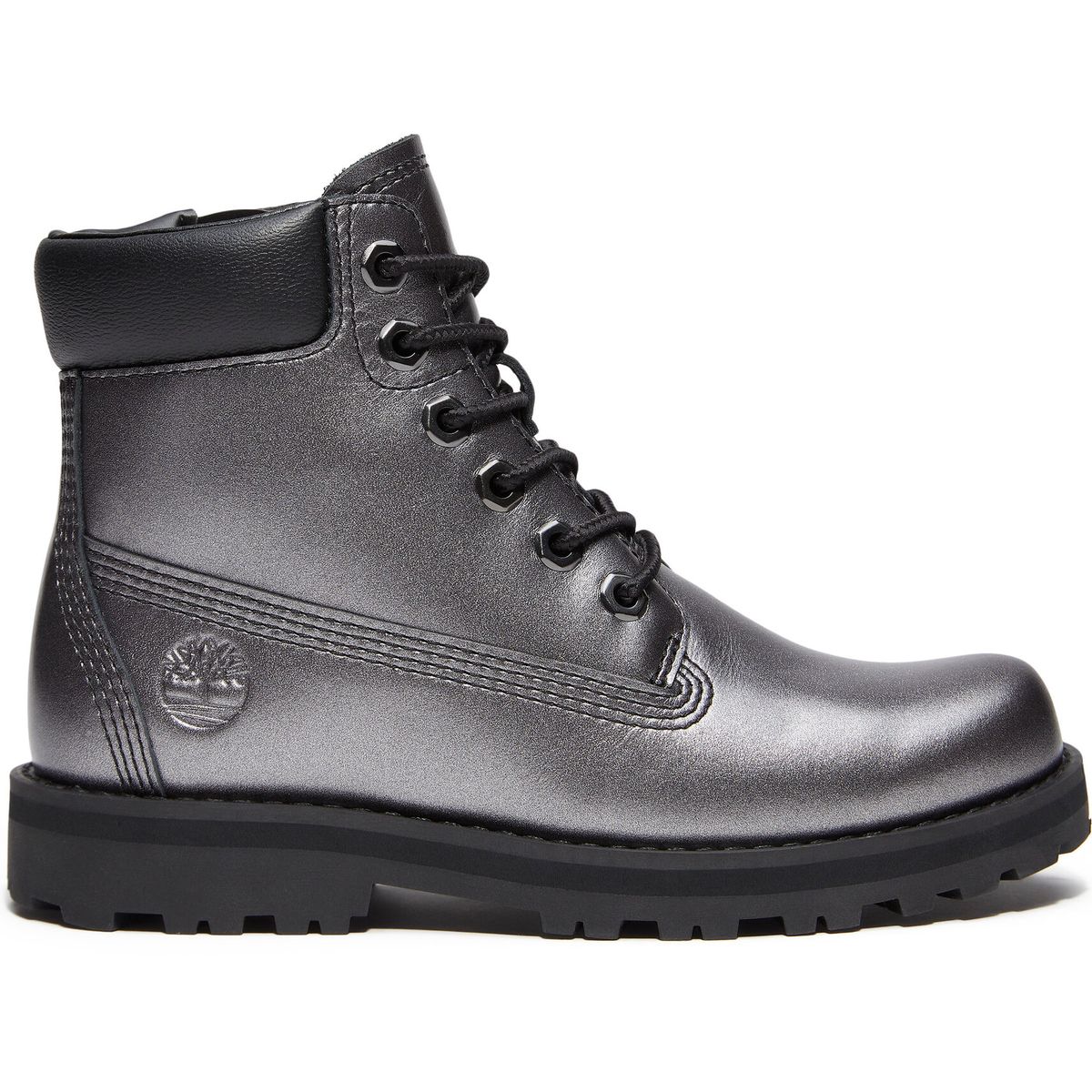 Timberland Kids Mid Lace UP Boot silver f grain 4 TB0A6BK6ANO1-4