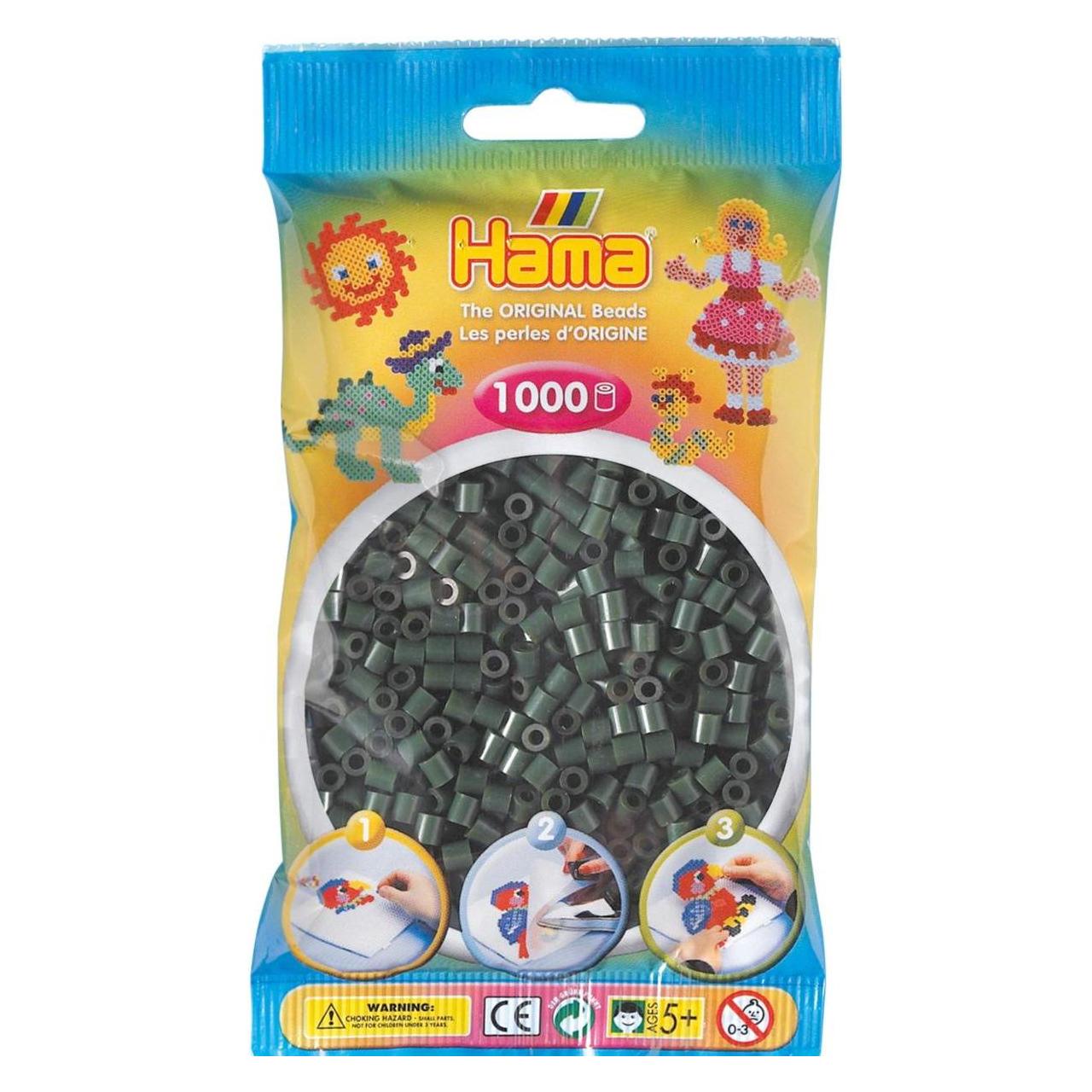 Hama Perlen Bügelservice Hama Perlen-dunkel grün (028) (207-28)