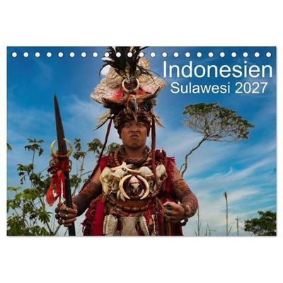 Sulawesi 2027 (Tischkalender 2027 DIN A5 quer), CALVENDO Monatskalender