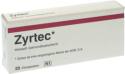kohlpharma GmbH ZYRTEC 10 mg Filmtabletten 20 St 04967029
