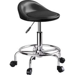 ROLLHOCKER Kunstleder Metall Schwarz
