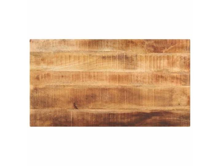 GHVBNMF Tischplatte 100x60x2,5 cm Massivholz Mango Rechteckig Rustikale Platte mit individueller Naturmaserung als stilvolle Ergänzung für Büro, Essbereich oder Gastronomie.