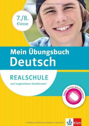 Mein Übungsbuch Deutsch 7./8. Klasse: Realschule und vergleichbare Schultypen. Buch mit Online-Abschlusstests - Preis vom 13.10.2026 11:25:28 h