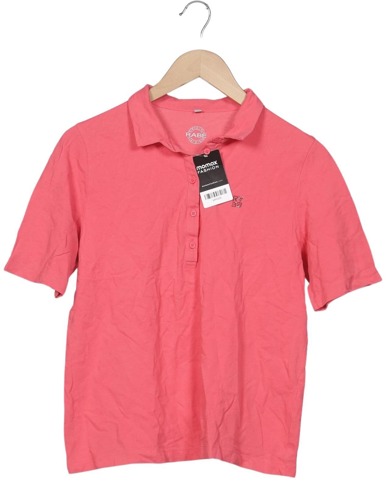 Rabe Damen Poloshirt, Pink, Gr. EU 42, Baumwolle - Second Hand