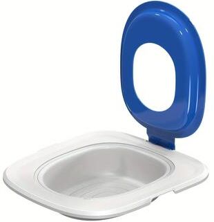 Uplift Treasures Reusable Cat Toilet Training Seat Kit blue