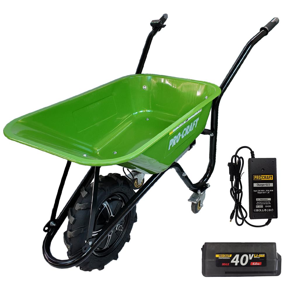 Procraft PWB150 Batterierad 80l 40V 6Ah