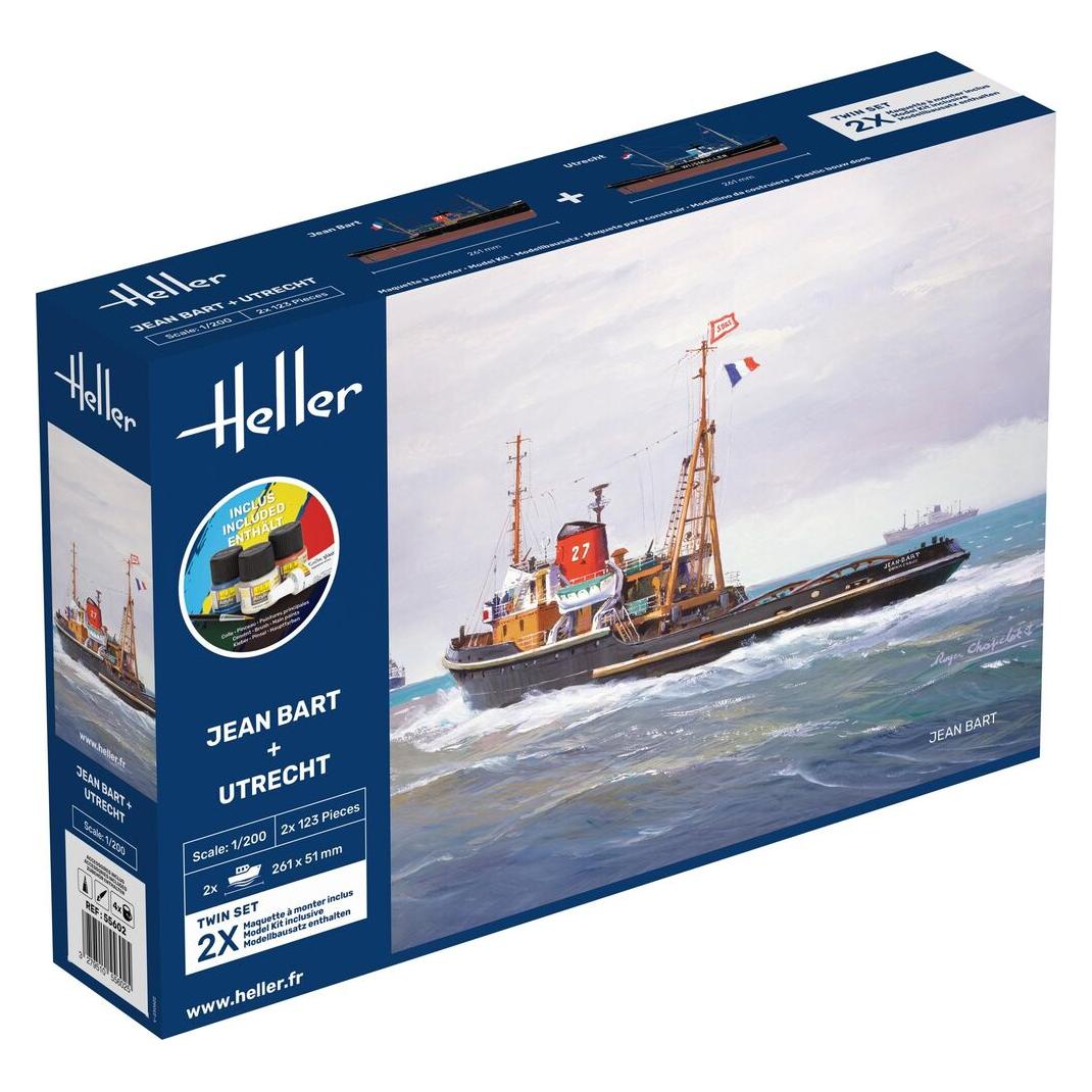 Heller STARTER KIT JEAN BART + UTRECHT Twinset (55602)