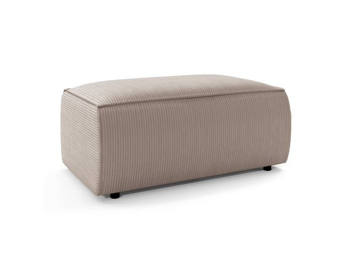 Farese Hocker aus cremefarbenem Cord