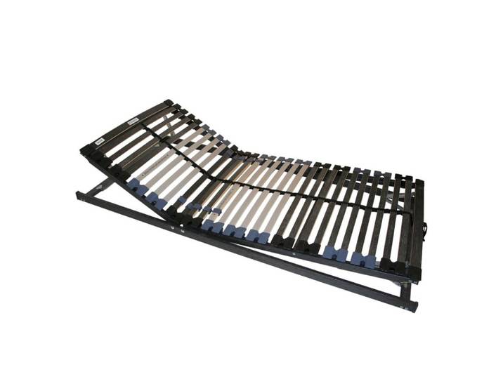 Lattenrost DuoFlex DeLuxe 30 KF 90 x 190cm Rahmen & Federholzleisten: Schichtholz Buche, foliert Grau