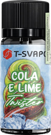 T-Svapo Twister Cola Aroma Concentrato 10ml Cola Lime Ghiaccio