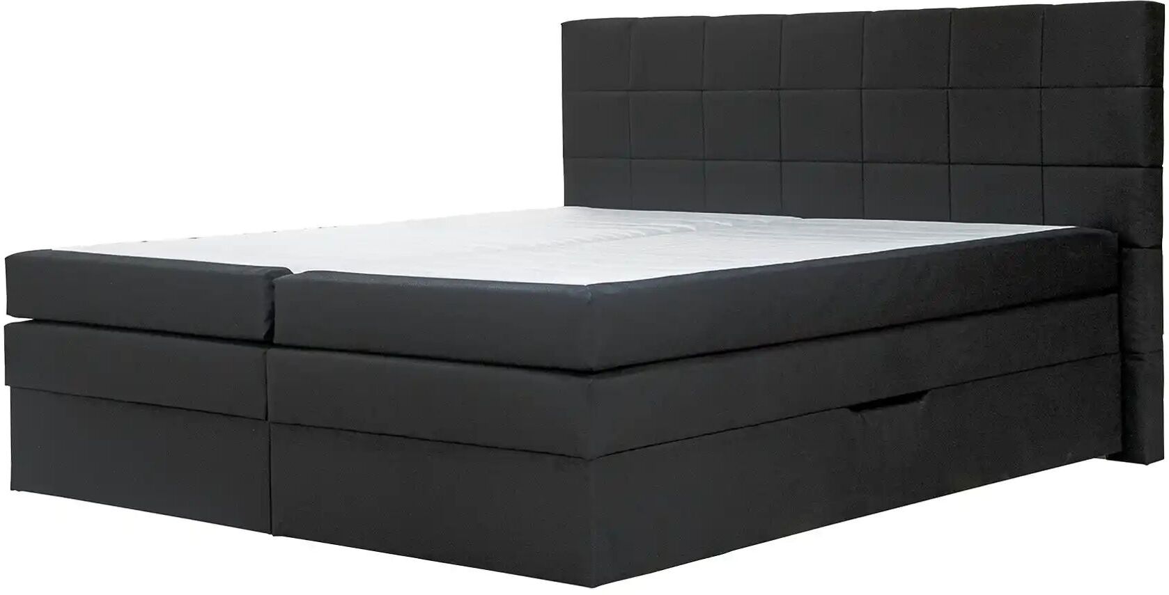 Höffner Boxspringbett  Vito ¦ schwarz ¦ Maße (cm): B: 193 H: 117