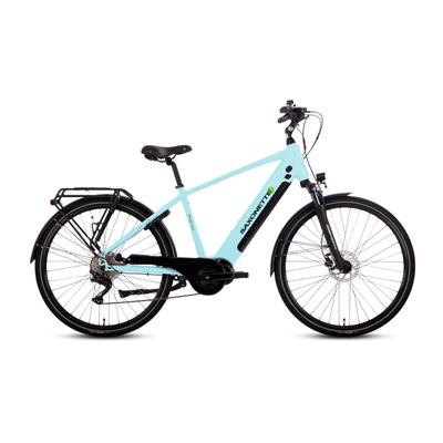 E-Bike SAXONETTE "ADVANCED SPORT" Gr. 48, blau (blau glossy, schwarz), Elektrofahrräder, 48cm, 28 Zoll (71,12cm), (mit integr. Akku), Elektrofahrrad für Alltag und Einkauf