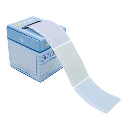 AVERY Zweckform 50 Aufkleber 56822 Eiskristalle 58,0 x 38,0 mm