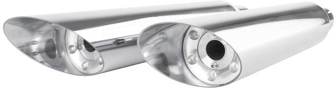 Silencieux Highway Hawk Sidewinder Slash Cut Chrome