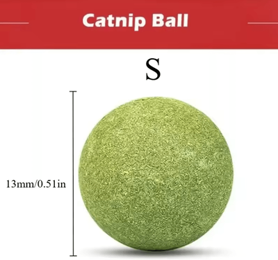 Inspire Curations PurePurr Natural Catnip Lick Ball Set 13mm 0.51inch 10pcs