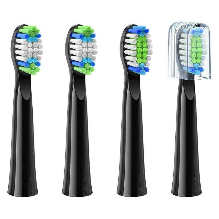 Bitvae Toothbrush tips D2 (black) (4x) (BV D2 Black 4PCS)