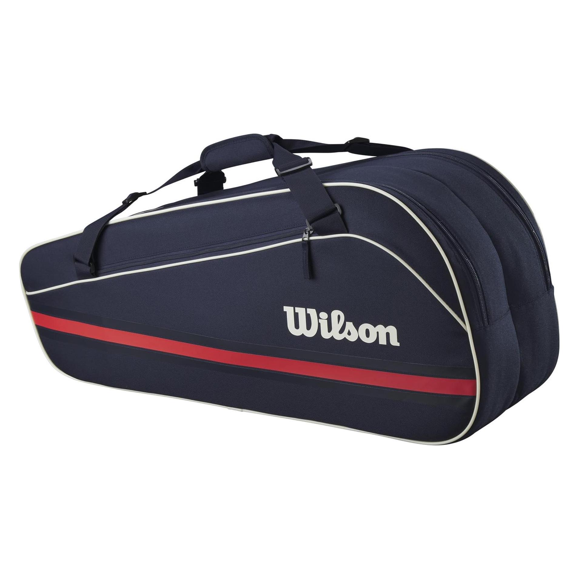 Wilson 6PK TEAM RACKET BAG 2025 Navy Navy/ (6R) (WR8039901+)