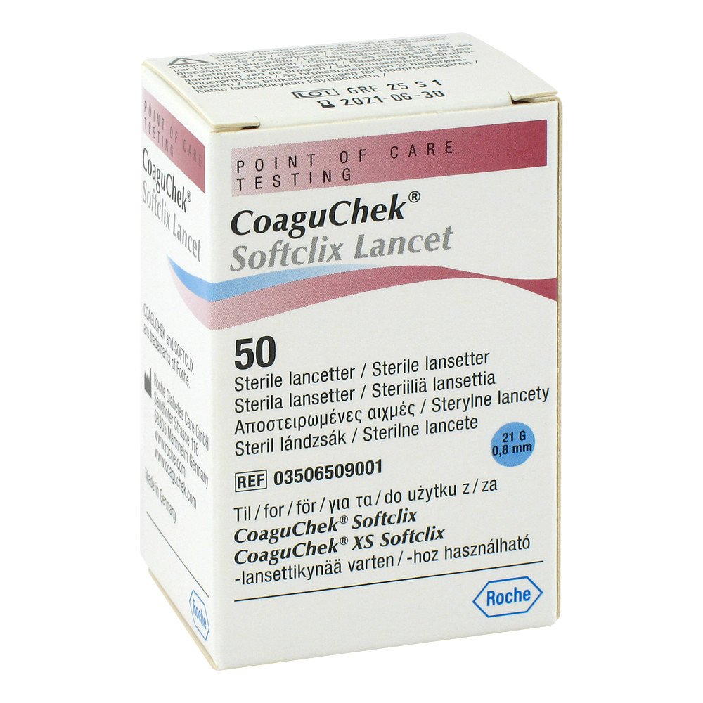 Roche Diagnostics Deutschland GmbH Coaguchek Softclix Lancet 04000209