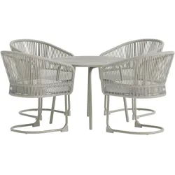 Venture Home, Gartentisch + Balkontisch, Tilos Dining Set (90 x 71 cm)