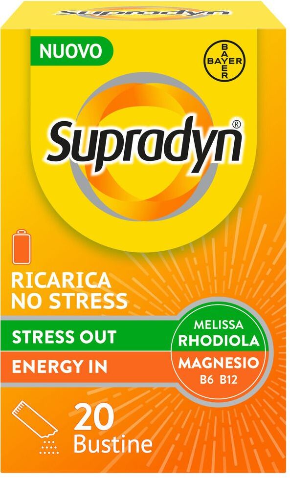 BAYER SpA Supradyn Ricarica No Stress, 20 Buste