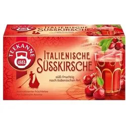 TEEKANNE Früchtetee Italienische Süßkirsche 20 Stück Tassenportion Papierkuvert