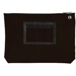 Tasche mit Sicherheitsfenster – Farbe Schwarz