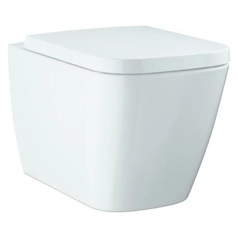 Grohe Wand-Tiefspül-WC Set BauEdge Keramik 106740, mit BauEdge Keramik Wand-WC, WC-Sitz mit Deckel Soft (106740SH00)
