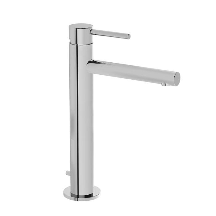 VitrA Origin Waschtischarmatur A42569 Ausladung 145mm, mit Ablaufgarnitur, für freistehenden Aufsatzwaschtisch, chrom