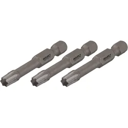 HAZET Schlag- u. Maschinenschrauber Torsions-Bits Sechskant 6,3 (1/4 Zoll) Innen TORX® Profil 3-teil - 2223SLG-T40/3