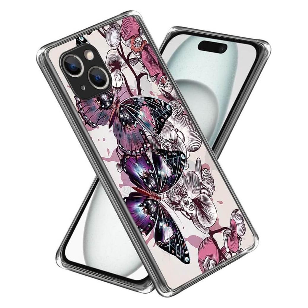 Cover-Discount iPhone 15 Plus - Cover Handyhülle IMD Butterflies (Apple iPhone 15 Plus) (660177803P)