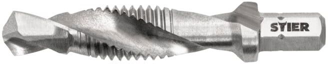 Mèche combinée STIER M10 DIN 3126 HSS-G 1/4