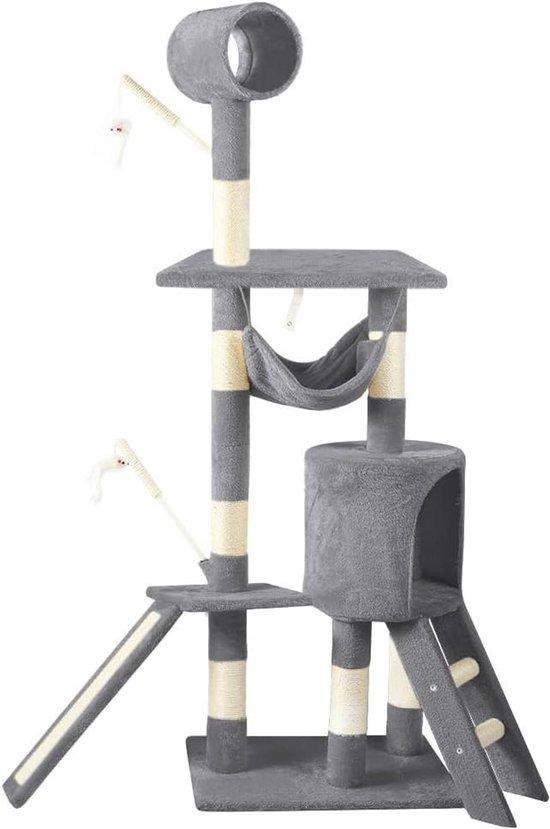 Vounot Krabpaal Kattenboom - Grijs - Hoogte: 154 cm