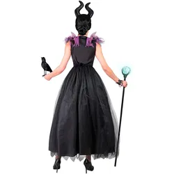 Widmann Dunkle Königin Malefizia Kleid, Haarreif (M)