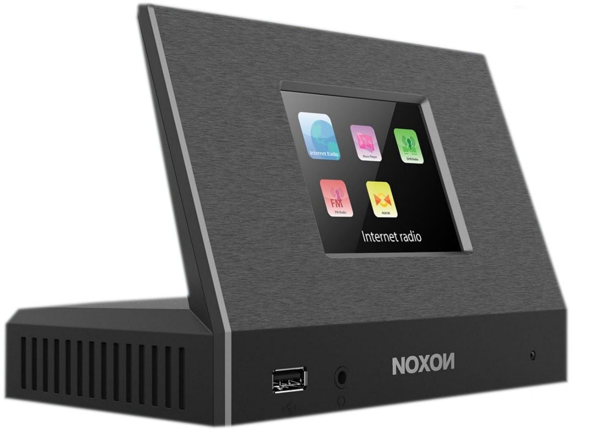 Noxon A120+ DAB+ Internetradio met USB en Bluetooth - Zwart