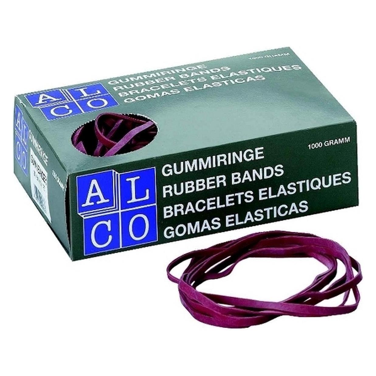 Alco Gummibänder, rot, diverse Grössen, wahlweise 50 g oder 1000 g (1 Stk.) (37366667)