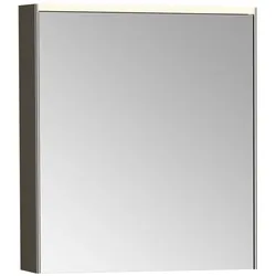 VitrA Prime LED-Spiegelschrank 62 x 16 x 70 cm (BxTxH) 1 Tür Türanschlag links gebürstet,67001 67001
