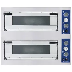 Virtus Elektro-Pizzaofen für 6+6 Pizzen ø 35 cm, mechanische Bedienung (STACK12/P)