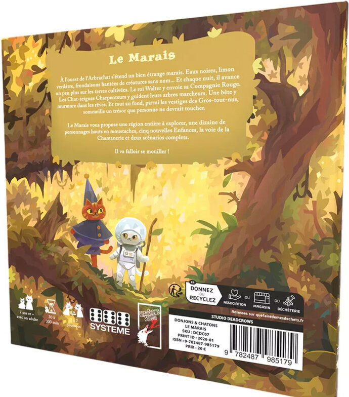 Book in Game Donjons & Chatons - Le Marais