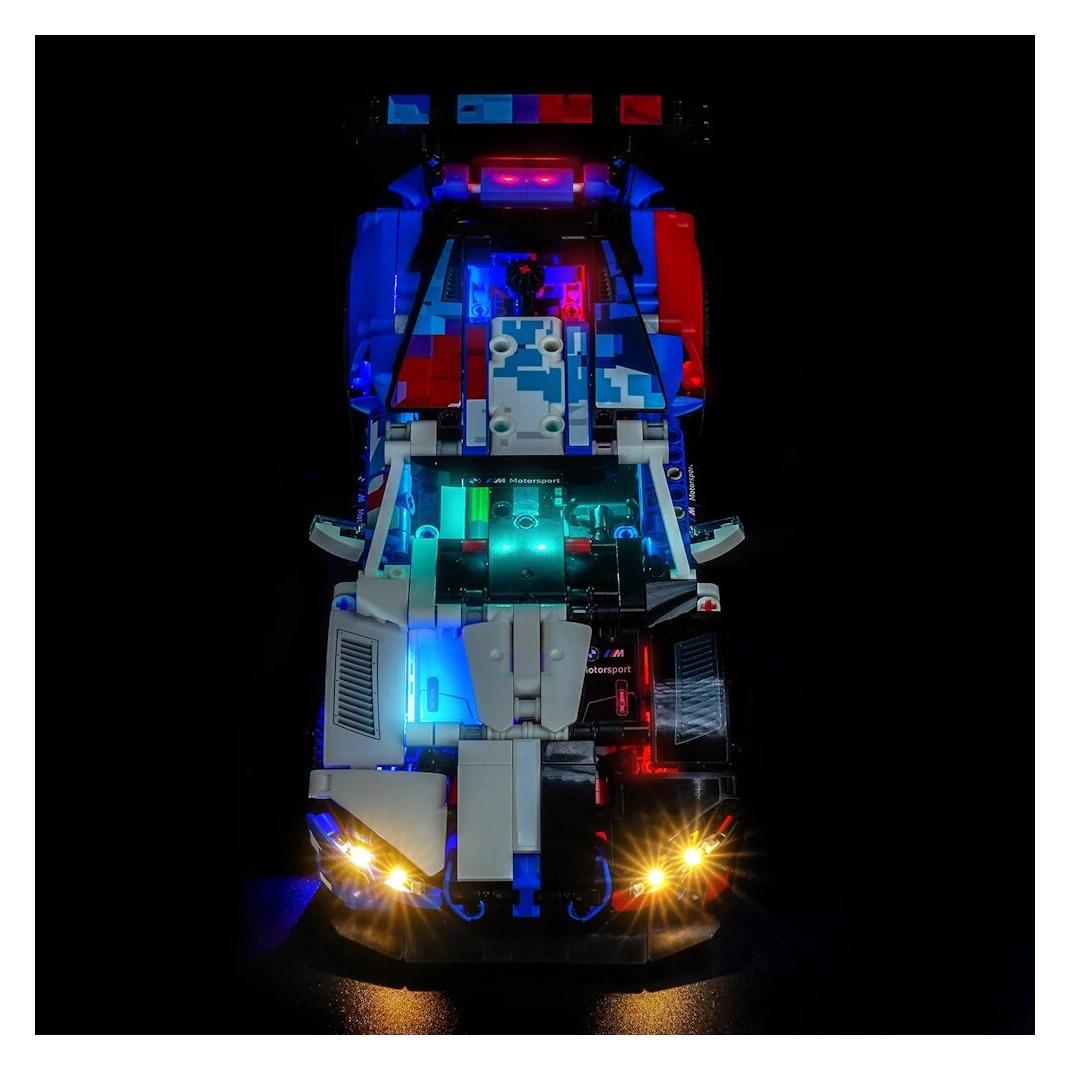 BrickBling LED Beleuchtungs-Set für LEGO 42226 BMW M4 GT3 EVO Rennwagen mit Fernbedieung (GC1396)