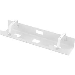 Cablio, Kabelhalter, cable tray and power strip holder White