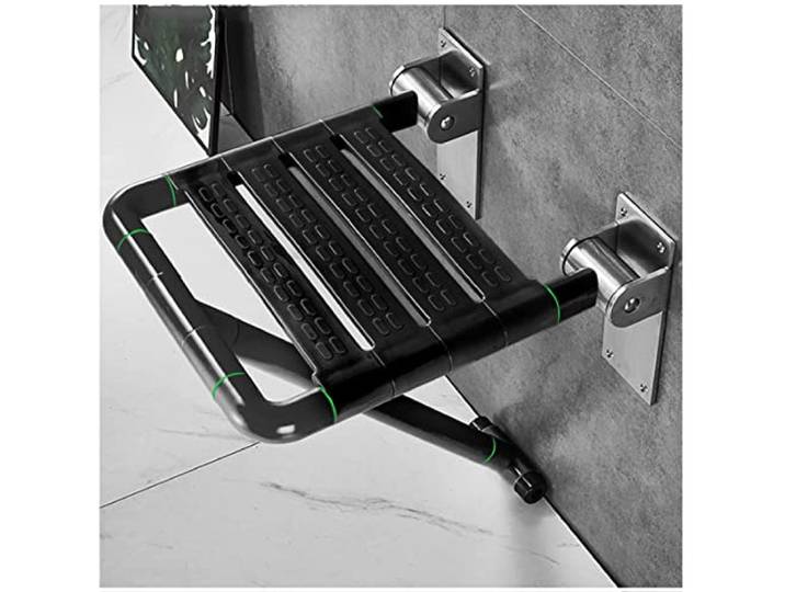 IXMLDAXD Der Stuhl, Foldable Bathroom Shower Bench - Wall-Mounted Folding Seat for Elderly, Disabled, and Pregnant Women Space-Saving Bath Chair for Showers