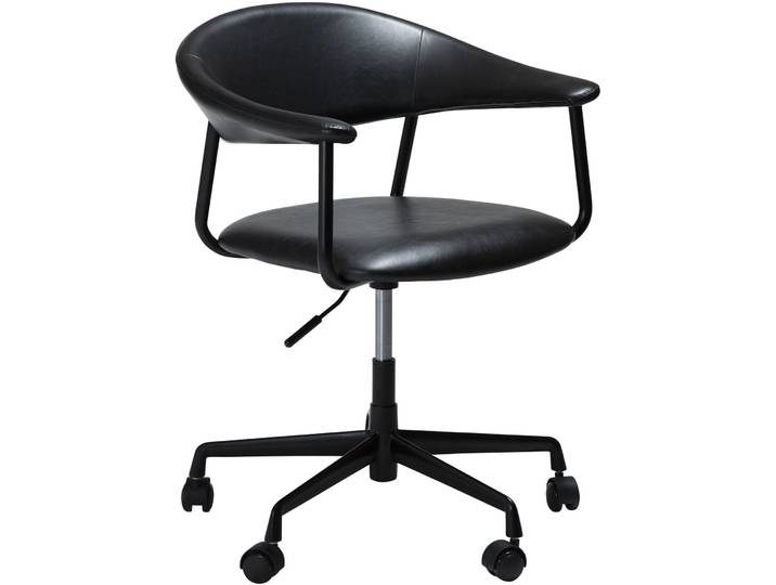 DAN-FORM Bürostuhl Rover black Kunstleder H 71.5 cm