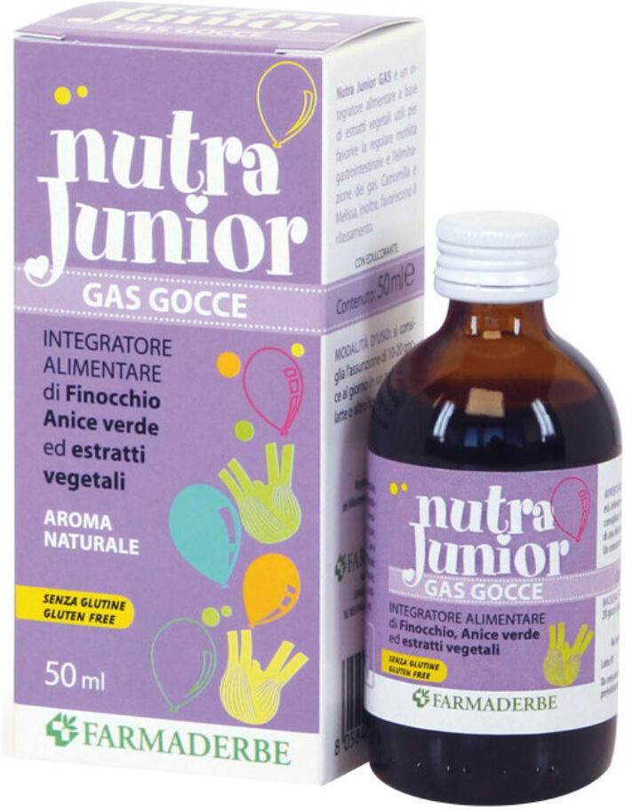 FARMADERBE Srl NUTRA JUNIOR GAS GTT 50ML
