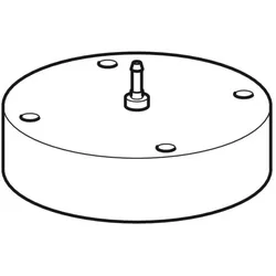 Geberit Gehäuse, zu Bodendrücker für 240046001 elektronische Spülauslösungen
