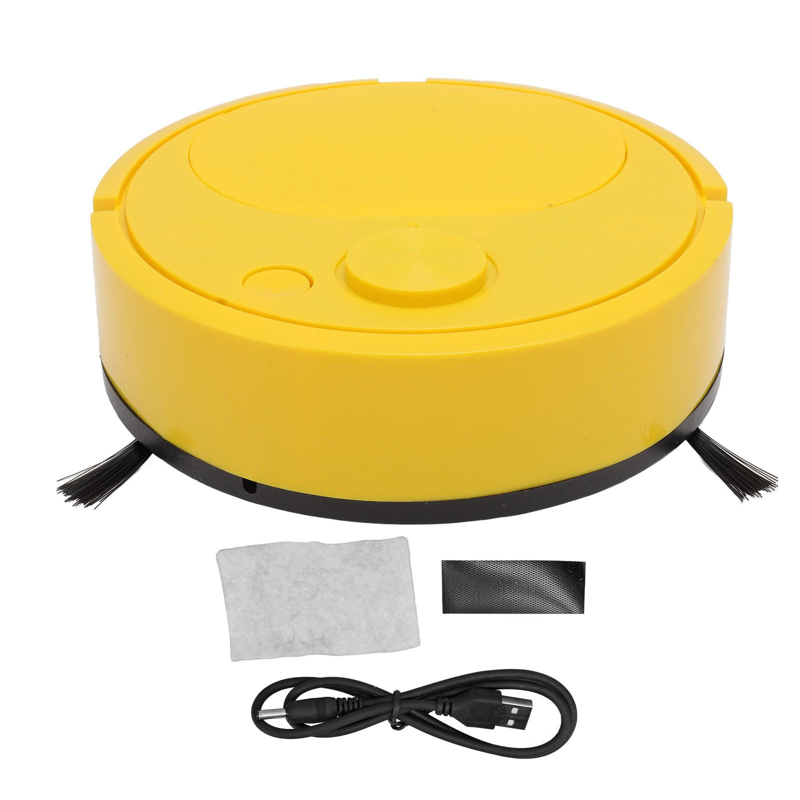 Cocosity Multifunctionele Mini Robotstofzuiger met USB-oplaadfunctie, Geel
