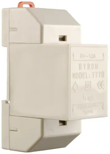 Byron 00.640.99 Türsprechanlagen-Zubehör Hutschienen-Transformator Weiß