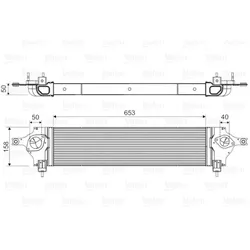 Ladeluftkühler VALEO 818589