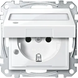 Merten SCHUKO-Steckdose pws/gl MEG2313-0319