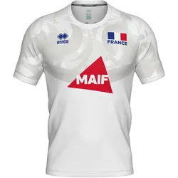 Errea, Herren, Sportshirt, Trainingsshirt Frankreich 2025/26 (XL), Weiss